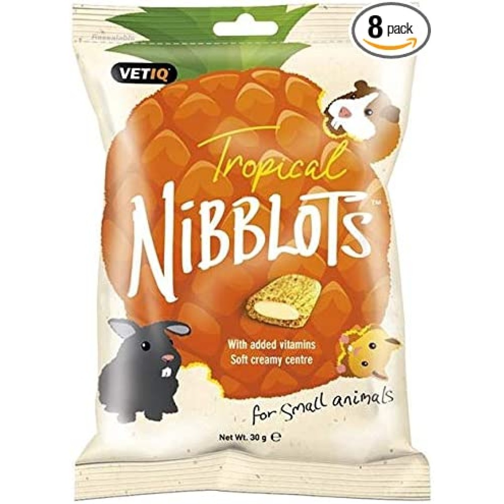 VetIQ Nibblots Σνακ Tropical Ανανάς 30gr x2